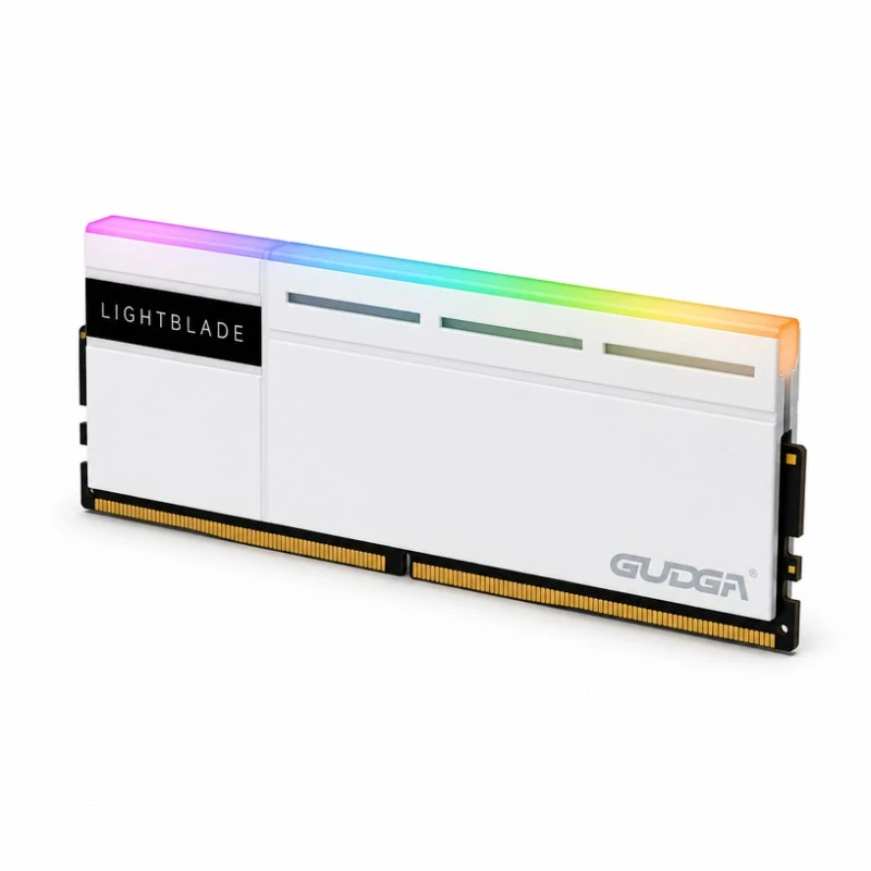 DDR5 RGB UDIMM RAM Mitte-ECC jahutusradiaatori töölaua mälumoodul