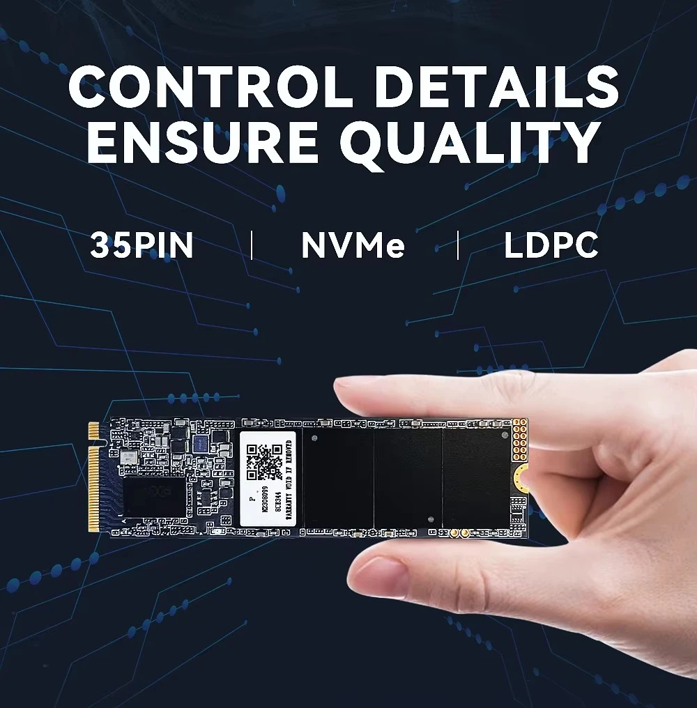 M.2 NVMe PCIE 4.0 SSD Up to 5000MB/s
